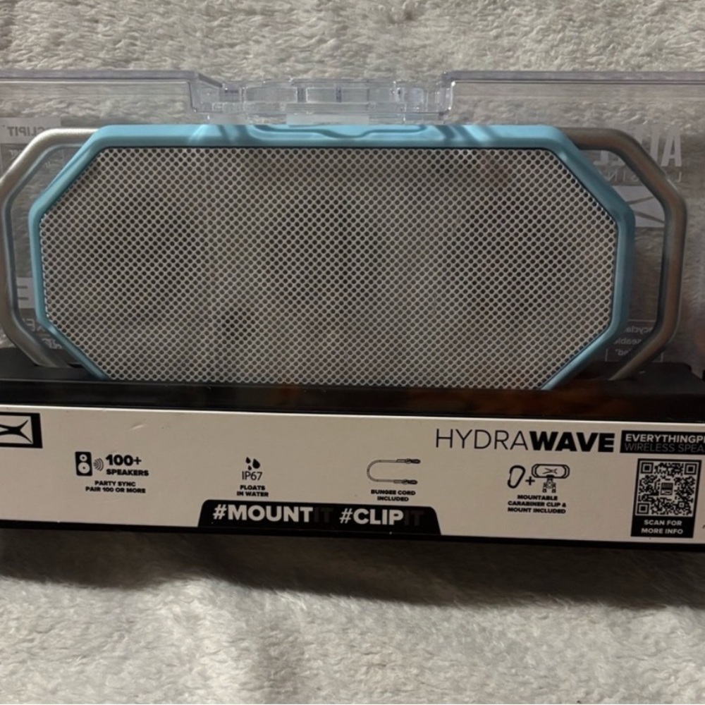 Altec Lansing HydraWave Blue Portable Speaker - Picture 5 of 8
